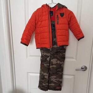 Skechers Kids Camouflage Overalls and Winter Jacket